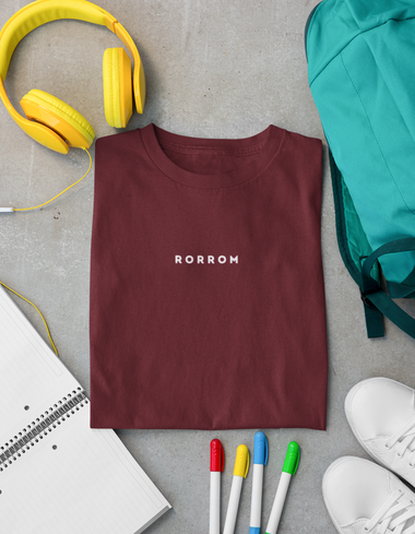 Rorrom Men Maroon T-shirt