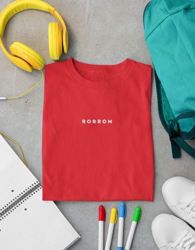 Rorrom Men Red T-shirt