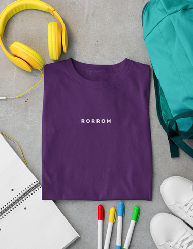 Rorrom Men Purple T-shirt