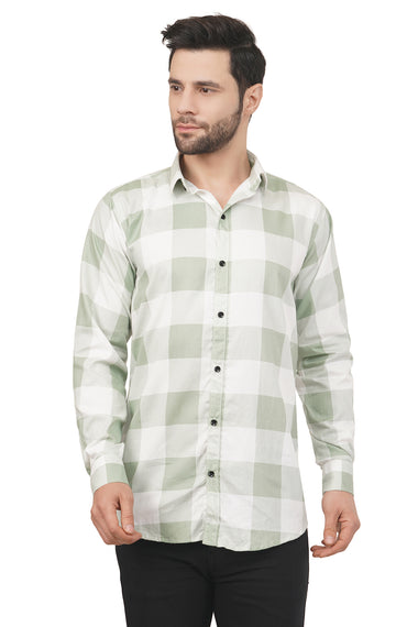 Rorrom Premium Checks Shirt - Nature Green