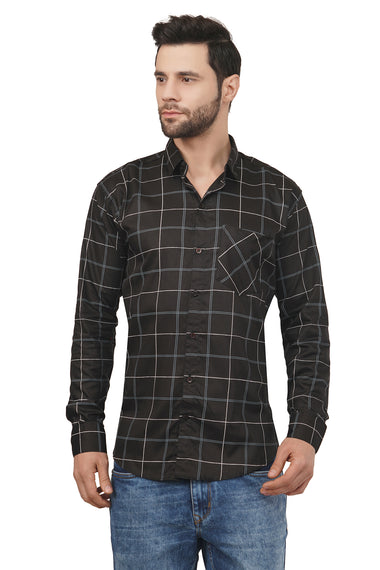 Rorrom Premium Checks Shirt - Dark Night