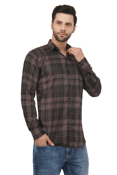 Rorrom Premium Checks Shirt - Sable Black
