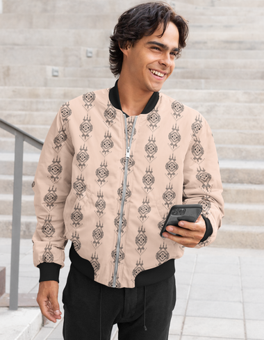 Rorrom High-Style Bomber Jacket - Ethnic Elegance