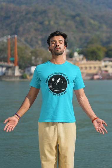 Rorrom Explore Blue T-shirt - Explore the World