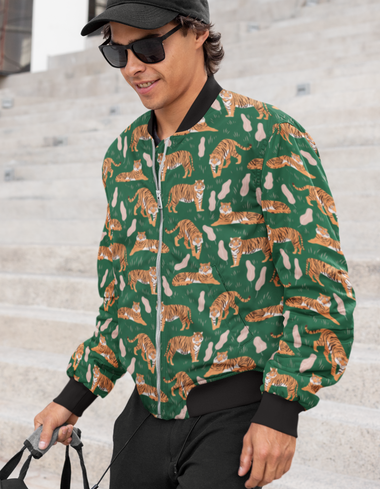 Rorrom High-Style Bomber Jacket - Tiger Trail