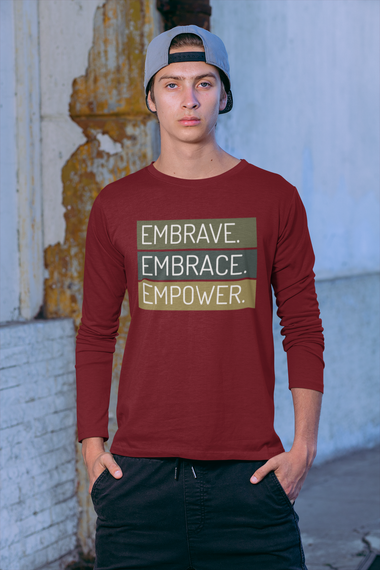 Rorrom Full-On Maroon T-shirt - Embrace