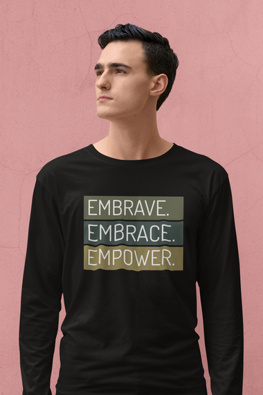 Rorrom Full-On Black T-shirt - Embrace