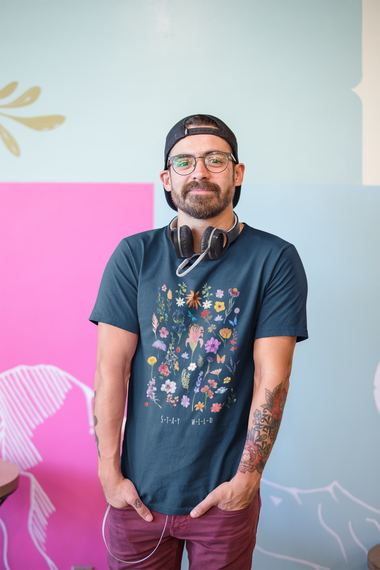 Rorrom Offbeat Navy Blue T-shirt - Blossom