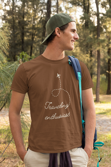 Rorrom Explore Brown T-shirt - Travel Enthu