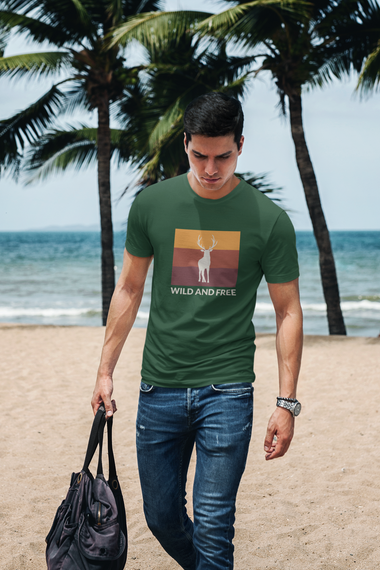Rorrom Explore Green T-shirt - Wild & Free