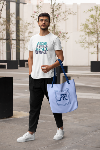 Rorrom WoW White T-shirt - Working on Myself