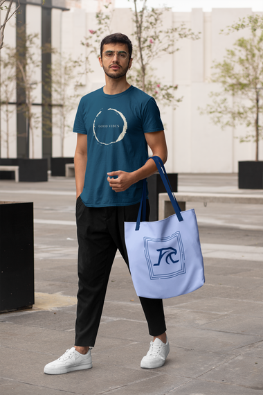 Rorrom WoW Navy Blue T-shirt - Good Vibes