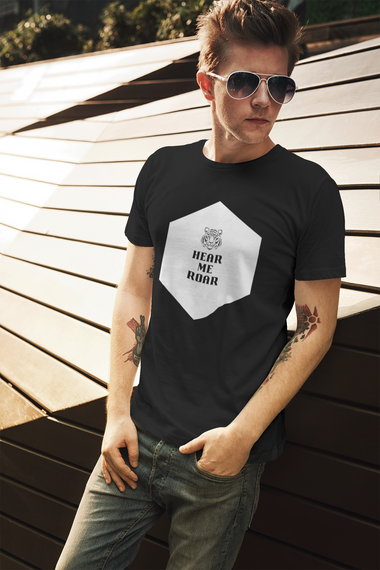 Rorrom Dapper Black T-shirt - Hear Me Roar