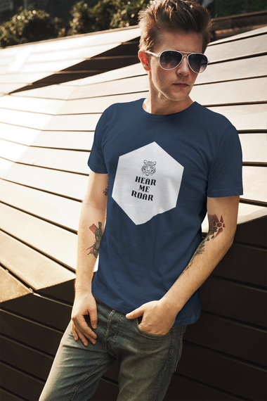 Rorrom Dapper Navy Blue-T-shirt - Hear Me Roar