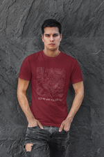 Rorrom Abstract Maroon T-shirt - Music
