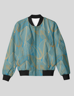 Rorrom High-Style Bomber Jacket - Blue Delight