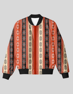 Rorrom High-Style Bomber Jacket - Vintage Crimson