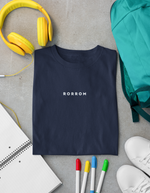 Rorrom Men Navy Blue T-Shirt