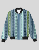 Rorrom High-Style Bomber Jacket - Vintage Blue