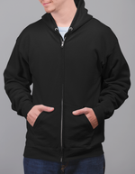 Rorrom Comfort Zip Hoodie - Black