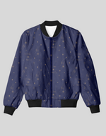 Rorrom High-Style Bomber Jacket - Purple Blast