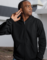 Rorrom Comfort Zip Hoodie - Black
