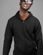 Rorrom Comfort Zip Hoodie - Black