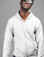 Rorrom Comfort Zip Hoodie - White