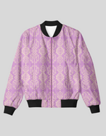 Rorrom High-Style Bomber Jacket - Pink Mirage
