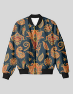 Rorrom High-Style Bomber Jacket - Orange Bliss