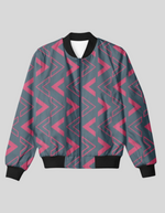Rorrom High-Style Bomber Jacket - Grey Mosaic