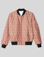 Rorrom High-Style Bomber Jacket - Classic Coral