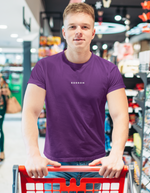 Rorrom Men Purple T-shirt