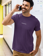 Rorrom Men Purple T-shirt