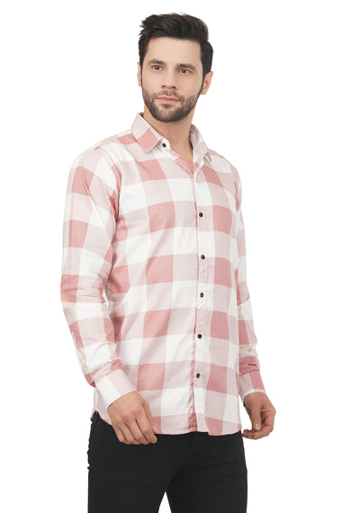 Rorrom Premium Checks Shirt - Flamingo Pink