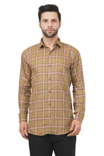 Rorrom Premium Checks Shirt - Casual Brown