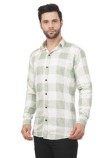 Rorrom Premium Checks Shirt - Nature Green