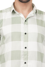Rorrom Premium Checks Shirt - Nature Green