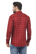 Rorrom Premium Checks Shirt - Rouge Red