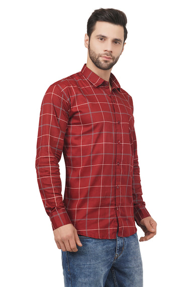 Rorrom Premium Checks Shirt - Rouge Red