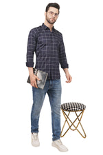 Rorrom Premium Checks Shirt - Blue Delight