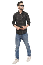 Rorrom Premium Checks Shirt - Dark Night