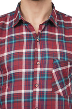 Rorrom Premium Checks Shirt - Casual Red