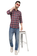 Rorrom Premium Checks Shirt - Casual Red