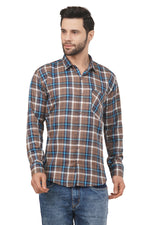 Rorrom Premium Checks Shirt - Casual Blue