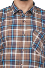 Rorrom Premium Checks Shirt - Casual Blue