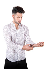 Rorrom Premium Printed Shirt - White Fusion