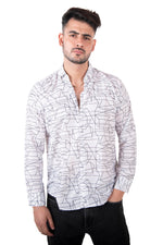 Rorrom Premium Printed Shirt - White Fusion