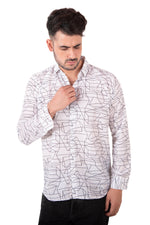 Rorrom Premium Printed Shirt - White Fusion