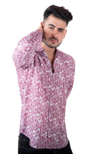 Rorrom Premium Printed Shirt - Pink Canvas